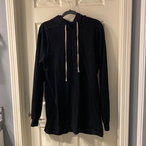 Rick owens long hoodie/shirt